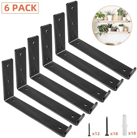 budget farmhouse shelves black brackets